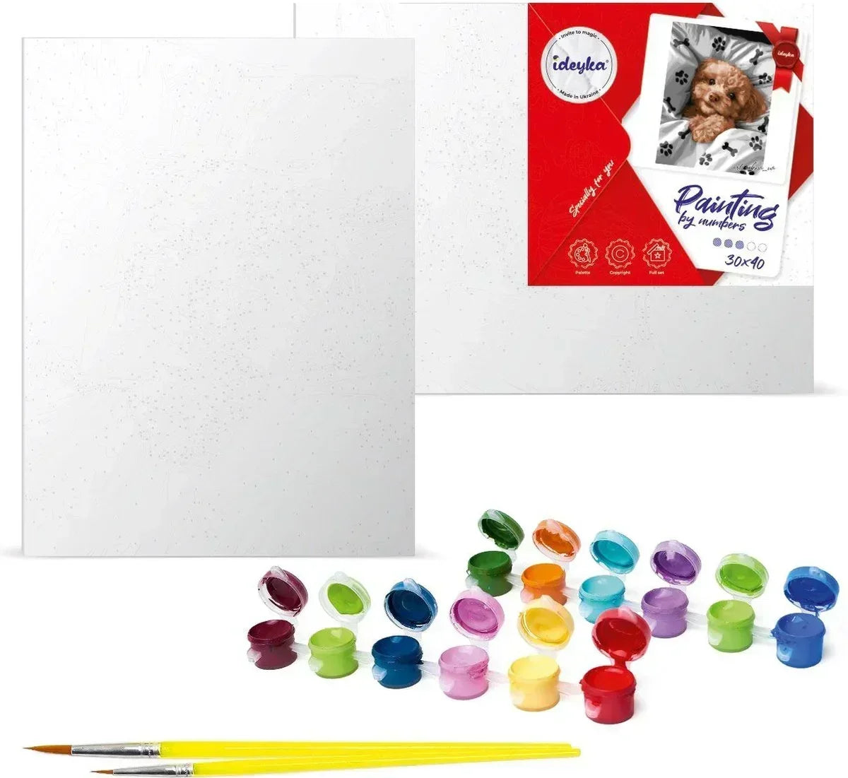 Schilderen op Nummer – Papegaai in Tropische Jungle – 30x40