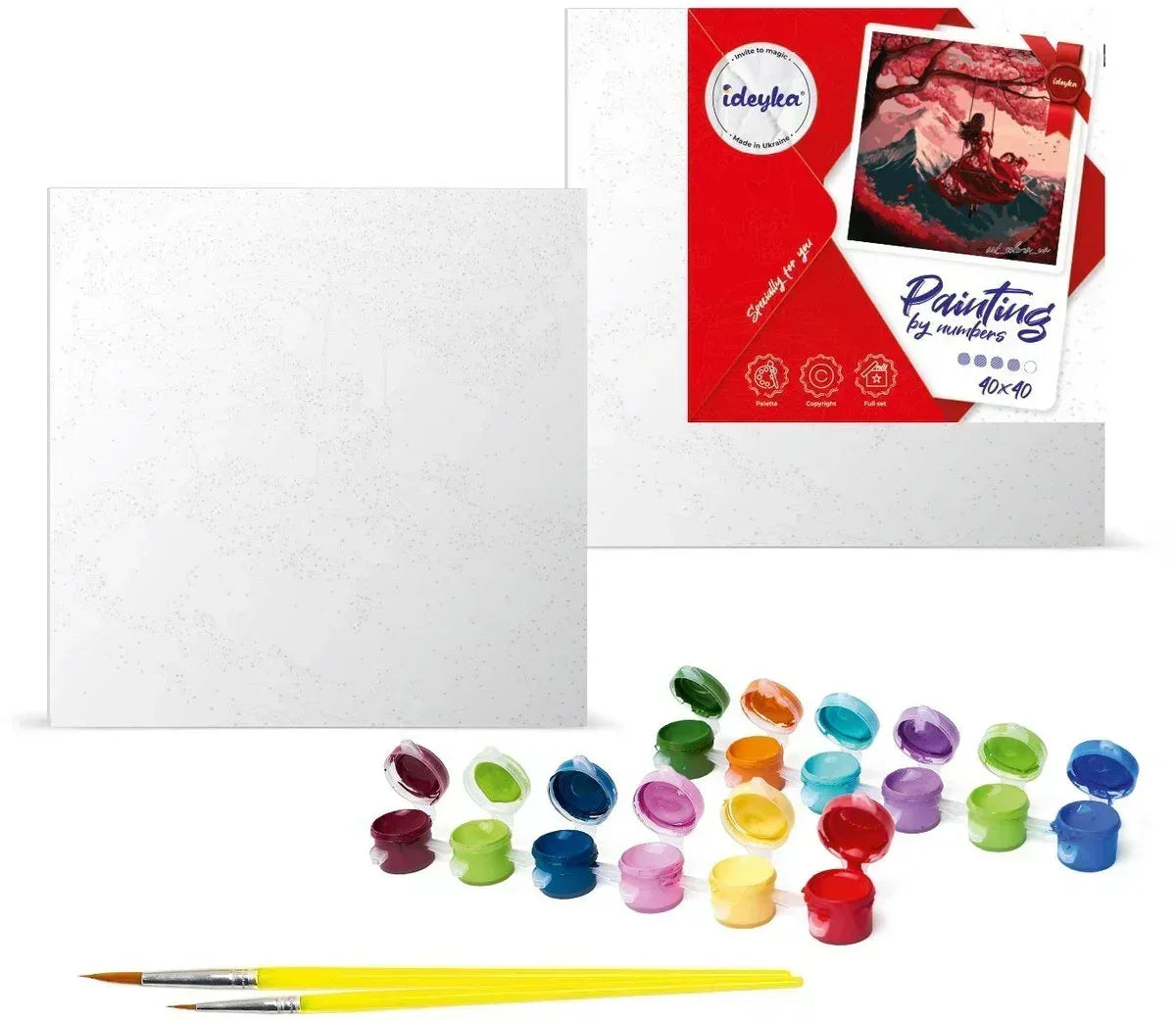 Schilderen op Nummer – Hond in Bad – 40x40 cm