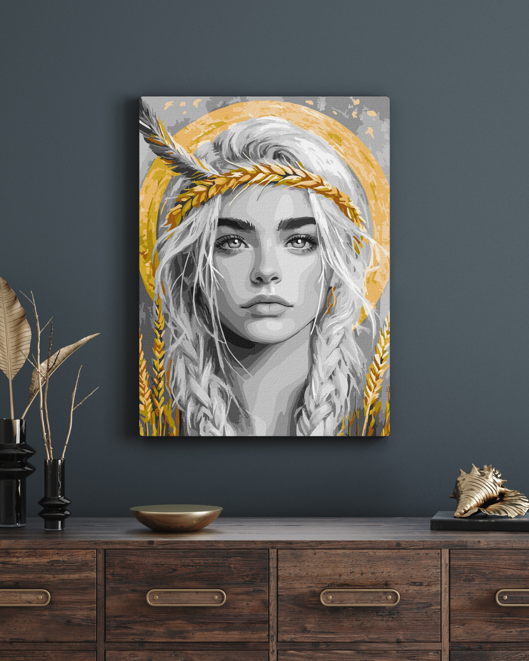 Schilderen op Nummer – Grain Goddess – 40x50