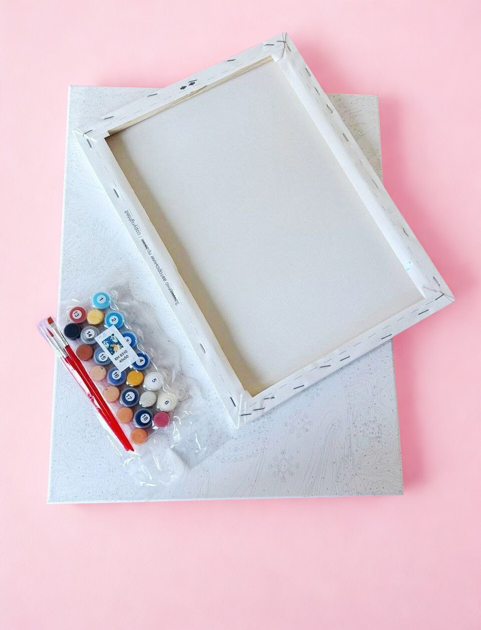 Schilderen op Nummer – Jezus met Lam – 40x50