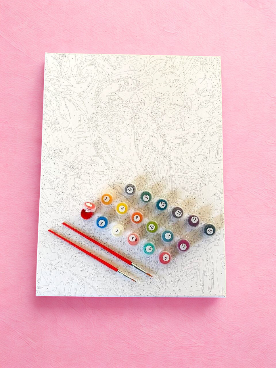 Schilderen op Nummer – Jezus met Lam – 40x50