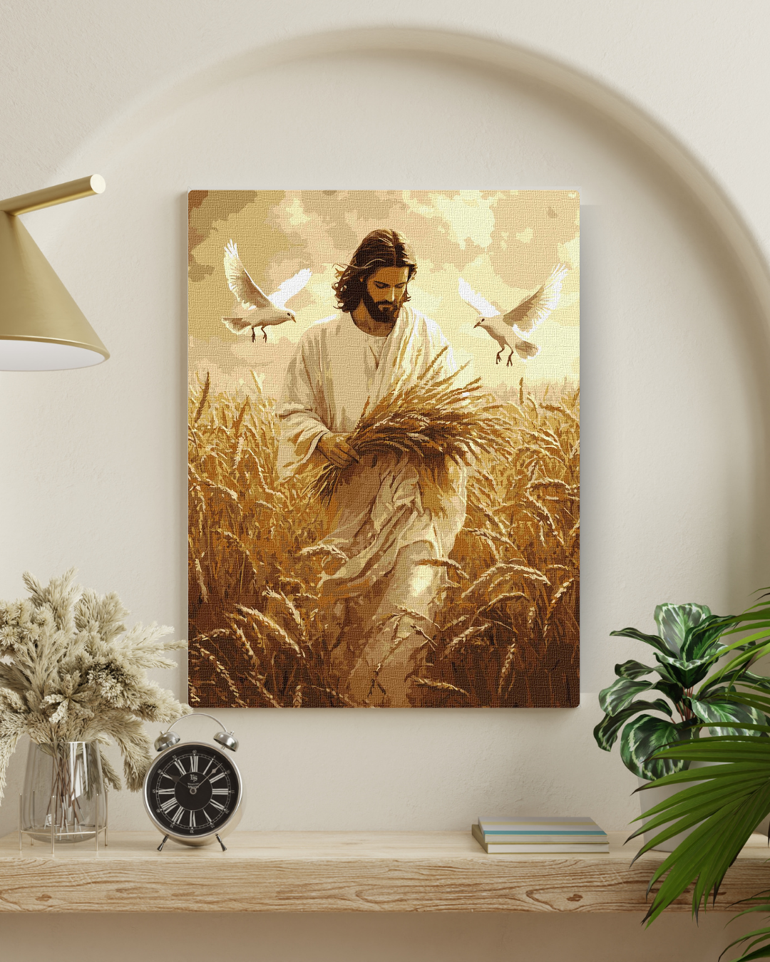 Schilderen op Nummer – Jezus in Korenveld – 40x50