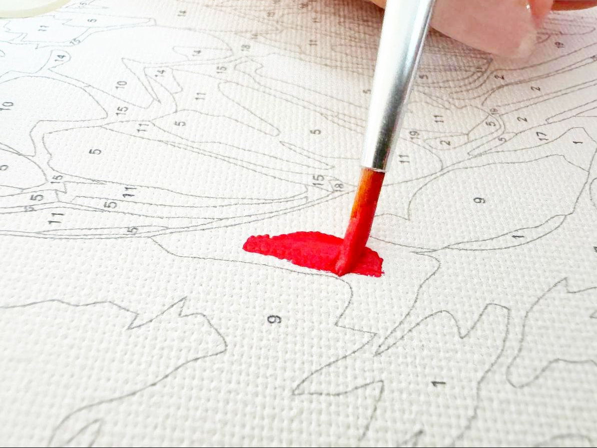 Schilderen op Nummer – Jezus met Lam – 40x50